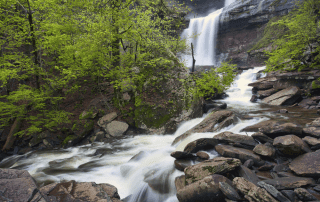 Picture of a Catskills waterfall.