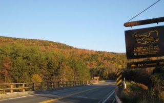 Catskill Park road sign.