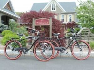 Bike rentals to use on a yoga retreat at an Upstate New York resort.