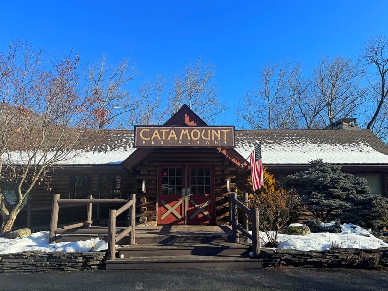 The exterior of a new Upstate New York restaurant in the Catskills.