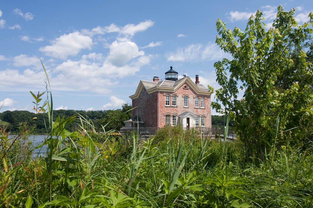 The lighthouse in Saugerties, which is one of the most popular things to do or see in Saugerties.